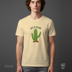 Not a Hugger Unisex T-Shirt Sand
