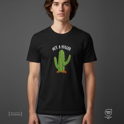 Not a Hugger Unisex T-Shirt Μαύρο