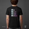 EAT - SLEEP - ANIME - REPEAT Unisex T-Shirt Black