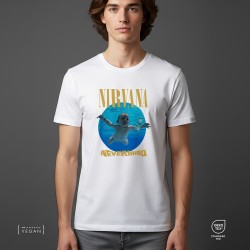 Nirvana Nevermind Unisex T-Shirt Λευκό