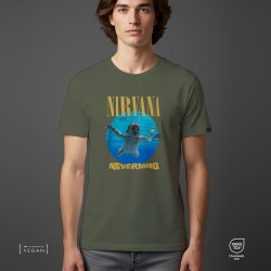 Nirvana Nevermind Unisex T-Shirt Army
