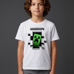 Minecraft Creeper unisex παιδικό Μπλουζάκι