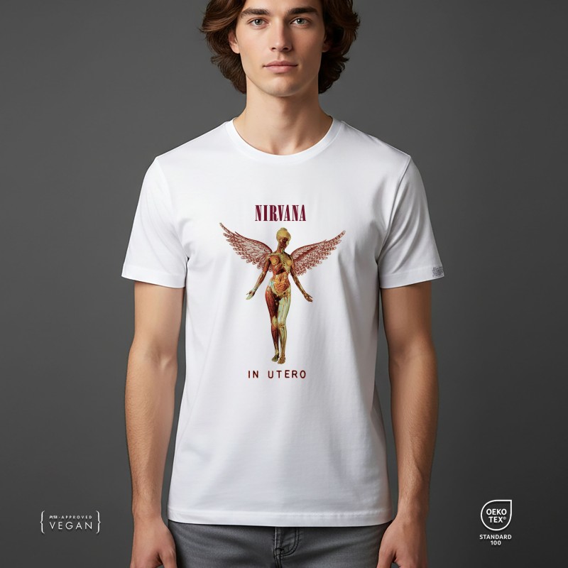 In Utero Nirvana Unisex T-Shirt White