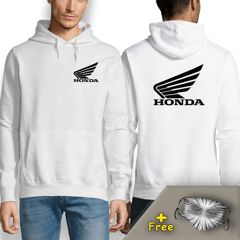 Honda Printed hoodie + free covid mask