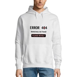 error 404 democracy unisex hoodie